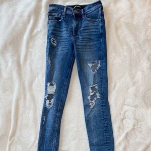 Express Skinny Ripped Jeans